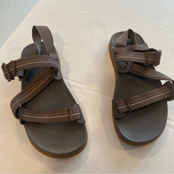 Chaco Gray Sandals with Adjustable Straps and Durable Sole - Picture 8 of 9